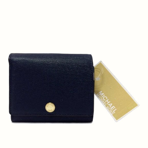 Michael by Michael Kors Color Block Navy Blue Wallet - Picture 3 of 9